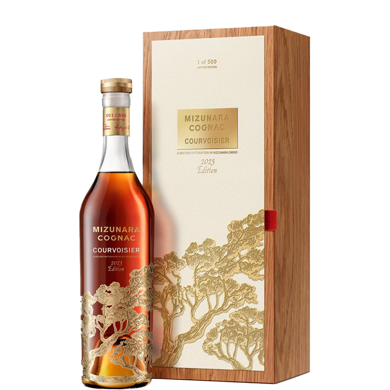 Courvoisier Mizunara 2023 Editie is slechts in beperkte oplage van 500 stuks verkrijgbaar.