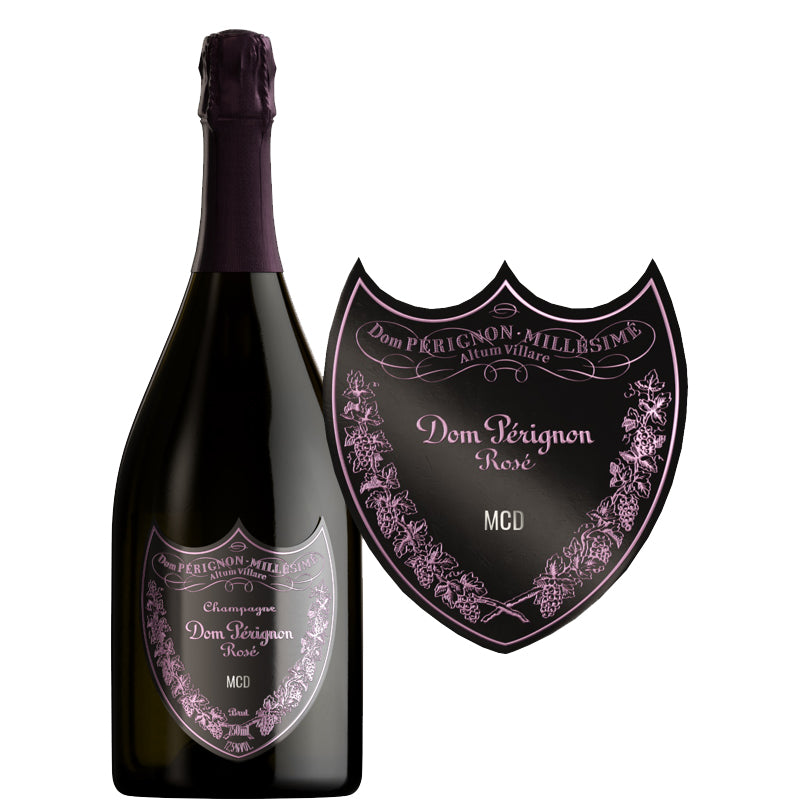 Dom Perignon Rose Engraving