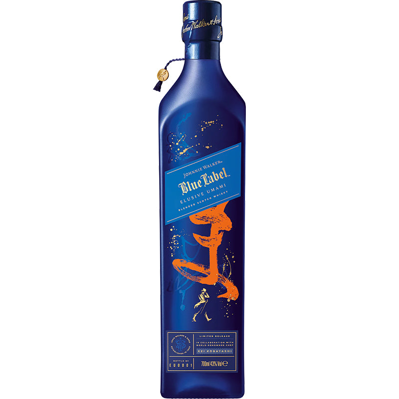 Johnnie Walker Blue Label in samenwerking met chef Kei Kobayashi met als resultaat de Johnnie Walker Blue Label Elusive Umami.