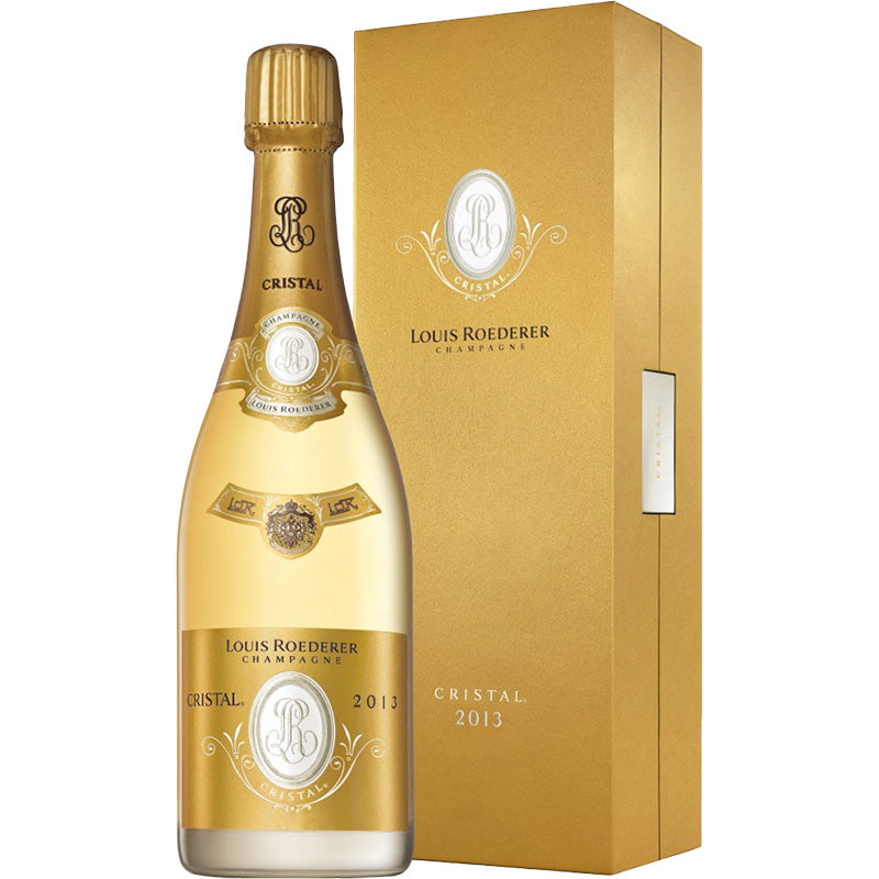 De iconische Louis Roederer Cristal Champagne die bekend is welgestelde kringen, maar ook in de gastronomie.